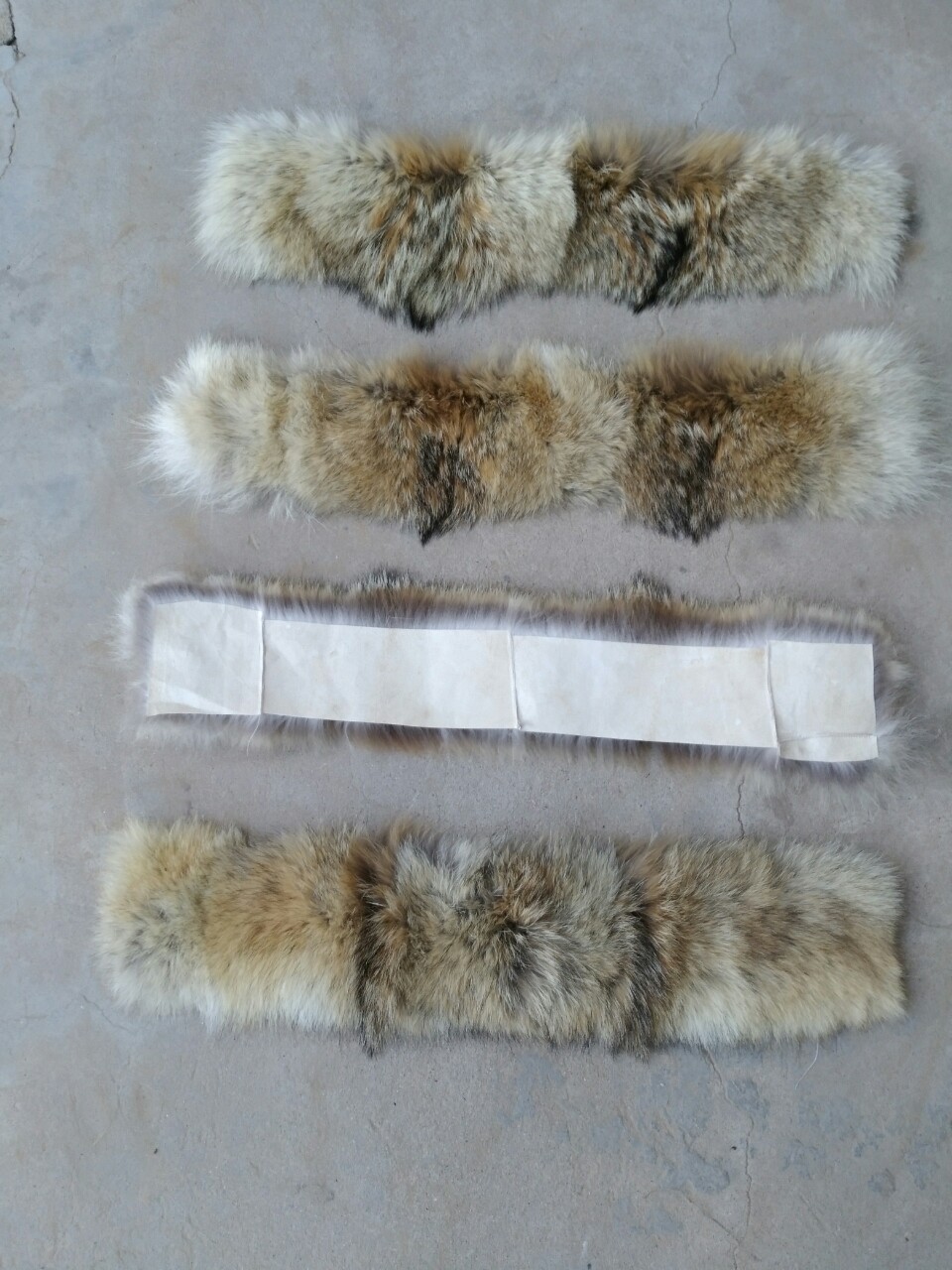 厂家直销仿狼毛毛领大鹅羽绒服狼毛毛领进口郊狼毛领 青狼毛领子