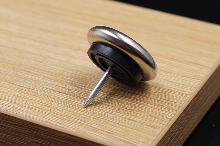 家具铁皮地脚钉加厚尼龙防增高潮防滑橱柜桌椅沙发地脚垫地钉地垫