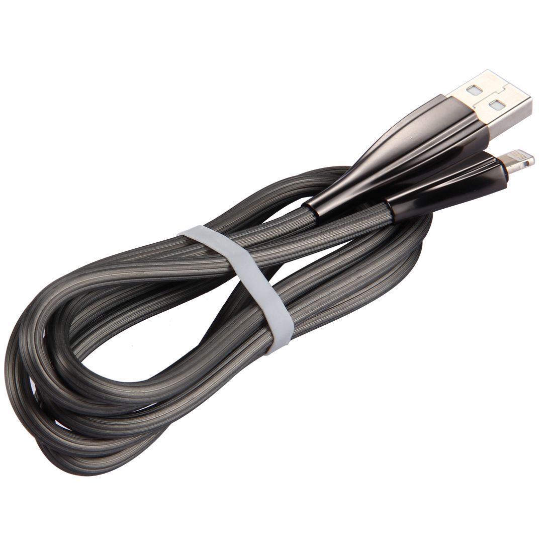 锌合金苹果5/5s/6/6s/7/plus iphone 8pin数据线 充电线 1米