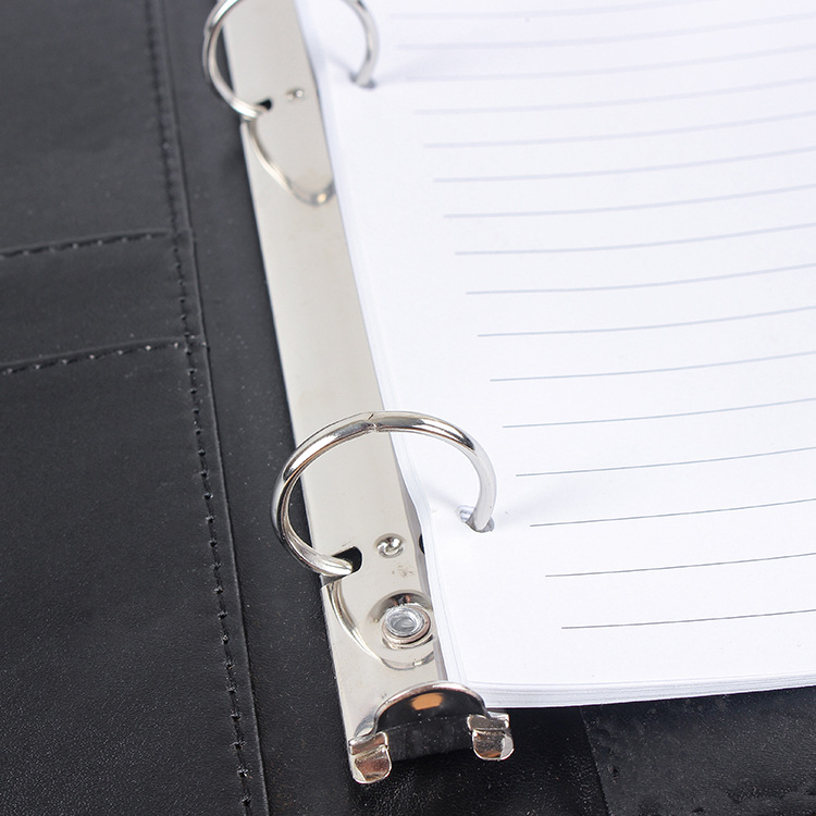 a4高档活页商务三孔办公记事本经理夹会议礼品文件夹厂家直销logo