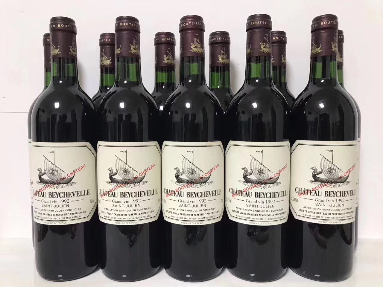 1992年龙船庄园chateau beychevelle1992大龙船龙船正牌葡萄酒