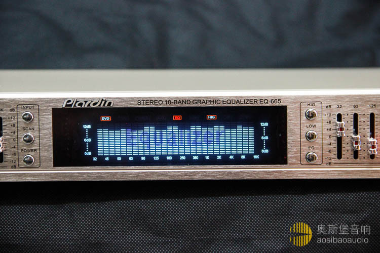 eq665均衡器 20段家用效果器前级调音器均衡处理器