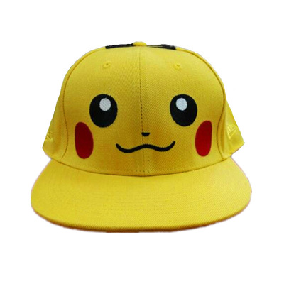 宠物小精灵皮卡丘帽子 神奇宝贝男女太阳帽 动漫卡通棒球帽帆布帽