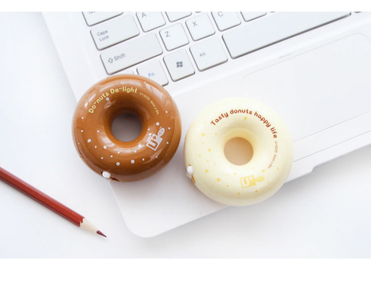 小清新创意文具甜甜圈修正带 学生可爱造型8m长涂改带淘宝爆款