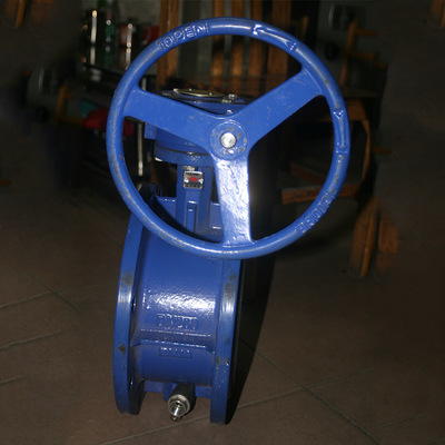 供应 蜗轮法兰蝶阀 手轮蜗轮蝶阀 蜗轮通风蝶阀 软密封法兰蝶阀