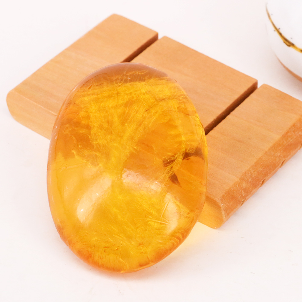 洋甘菊平滑氨基酸皂 补水保湿温和清洁洁面皂透明皂 工厂定制