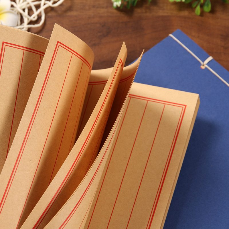 抄经书八行线装本中国风古风本子笔记本复古日记本手工古装本60张