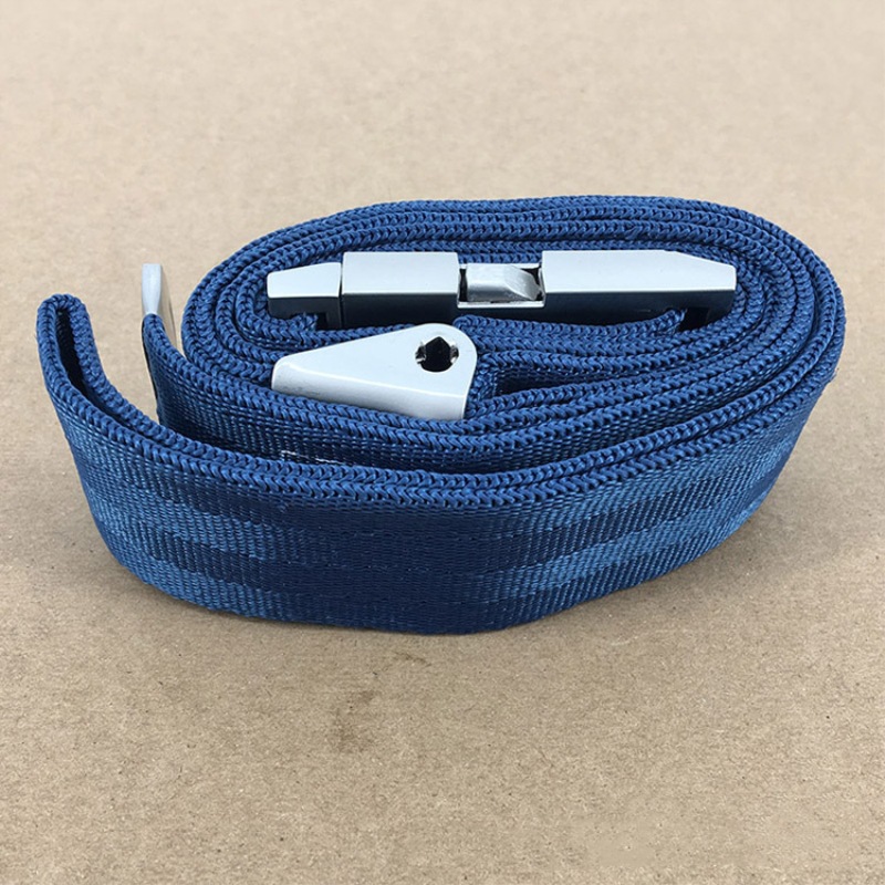 02腰带 飞行腰带 蓝色腰带 蓝编织腰带 腰带