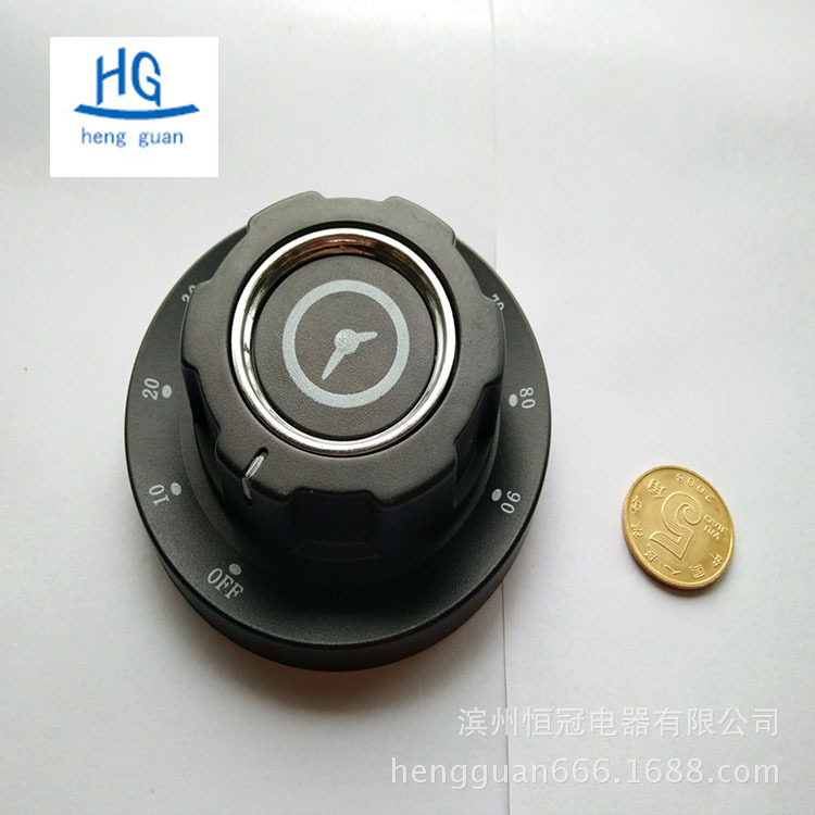 90定时器旋钮温控器旋钮消毒柜大旋钮电炸锅水饺机可调旋钮开关