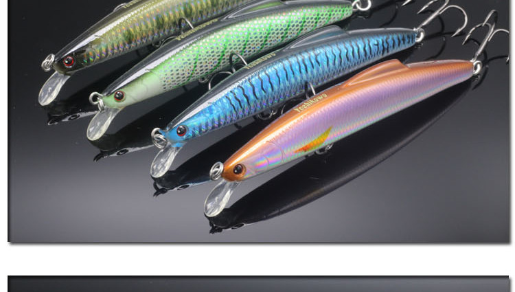 yoshikawa吉川硬饵批发海钓米诺拖钓饵假饵 渔具14cm 32g 仿生饵