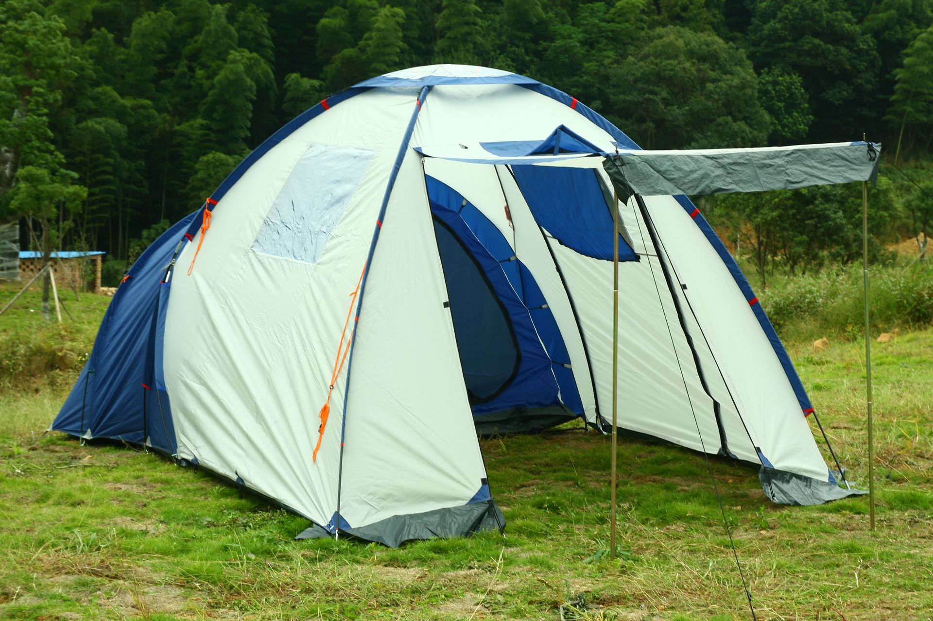 厂家直销 5人野营帐篷 露营帐篷?户外纳凉篷 家庭野外篷套 定做