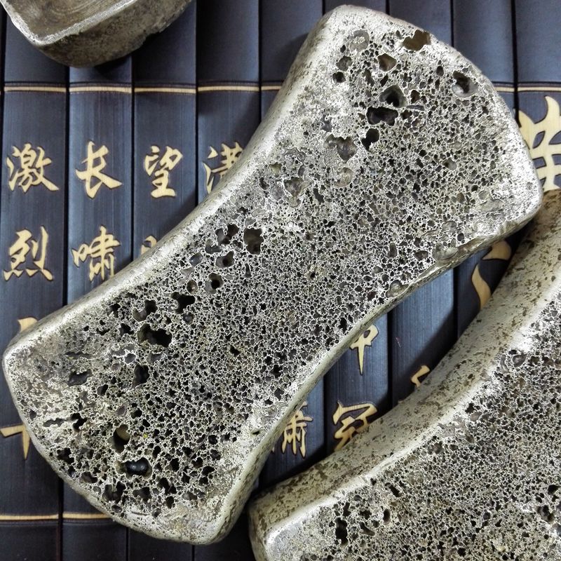 批发做旧银锭银元宝古代钱币老银币老元宝碎银古董五十两仿古银块