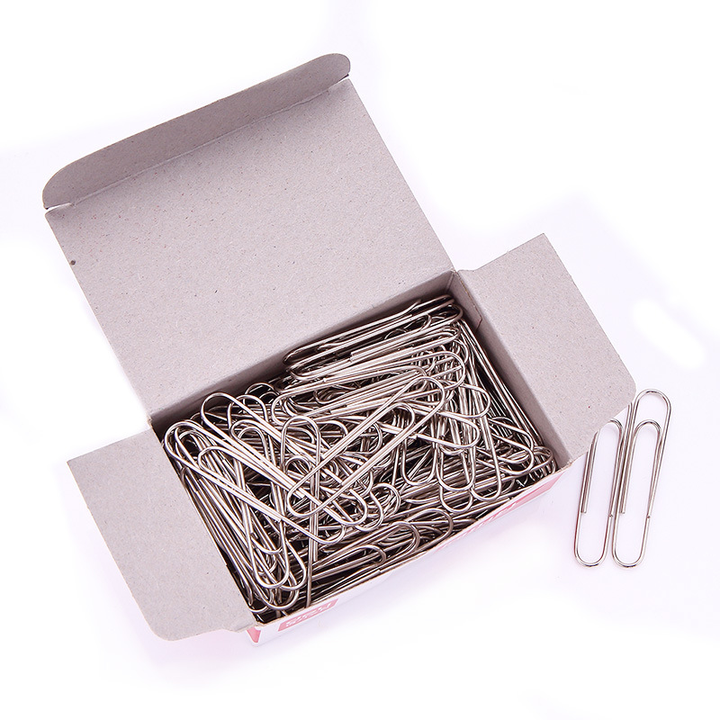 得力0050回形针大号回形针100枚/盒50mm回形针得力办公用品