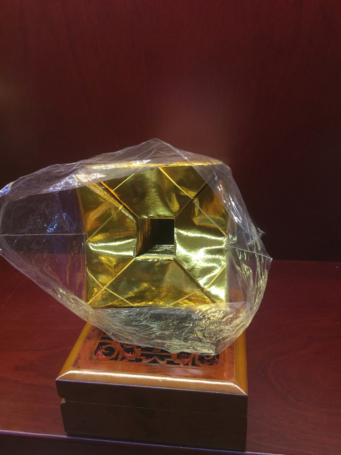 1000个半成品金元宝 锡箔纸 元宝 官宝金色 折好的元宝