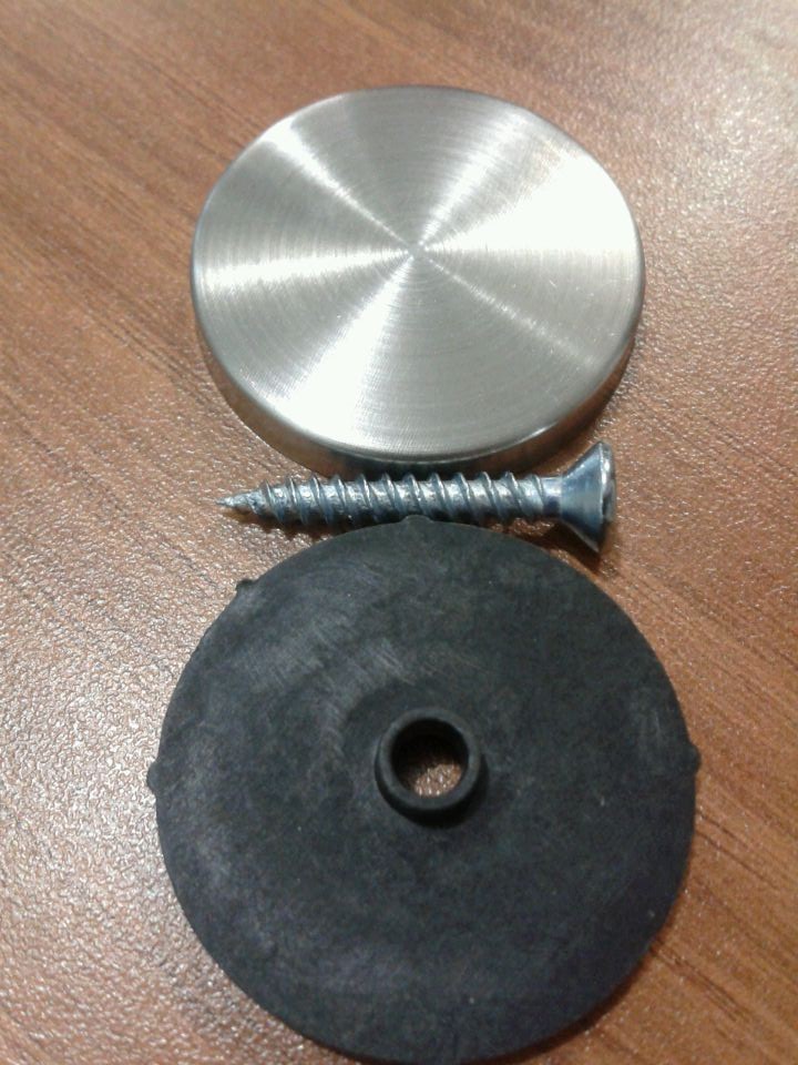 不锈钢拉丝广告钉加厚镜子钉玻璃钉螺丝钉直径16cm