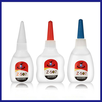 厂家直销z-507快干pp胶水粘pp透明盒金属塑料不发白强力瞬间胶