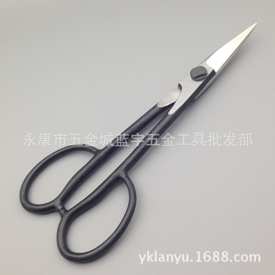 日本冈恒小枝切铗掏枝剪盆栽叶芽剪盆景插花修剪工具园艺剪刀