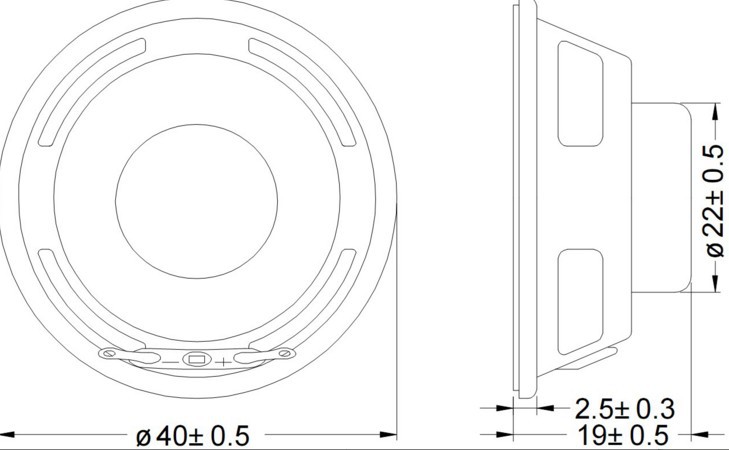 3w小喇叭尺寸图