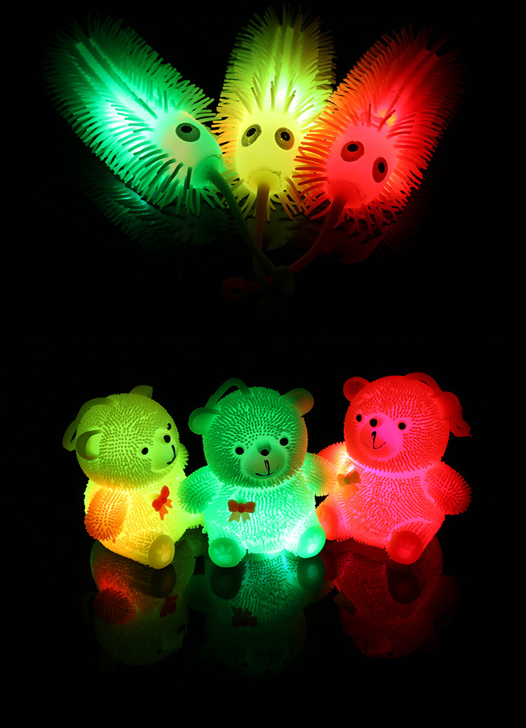 琅漫 发光毛球 毛毛球 夜市地摊热卖儿童 厂家直销