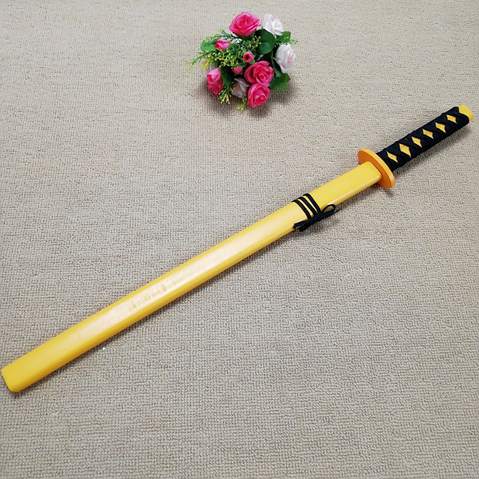 厂家直供木质儿童玩具武士刀剑cosplay道具未开刃日本东洋刀批发