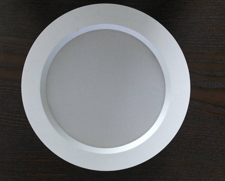 6寸超薄线性塑包铝筒灯套件,塑包铝筒灯外壳,导热塑料