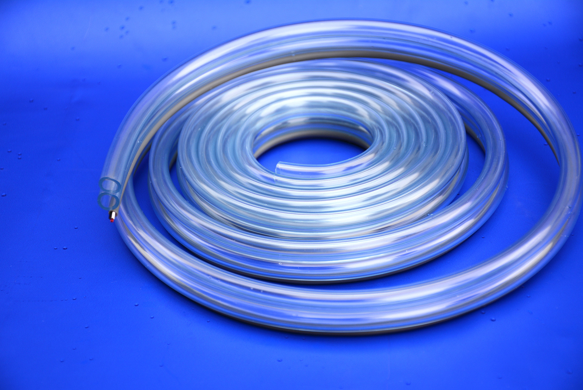 生产厂家供应pvc透明双排电线管软管pvc塑料管医学专用环保无毒