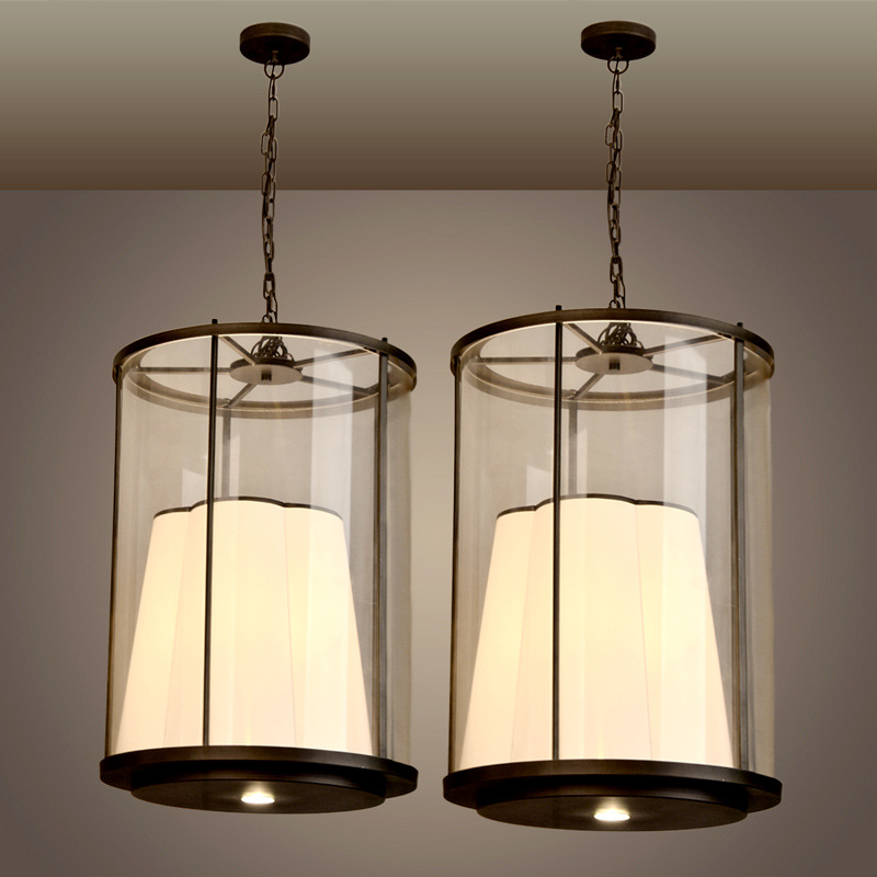 现代新中式走廊过道门厅吊灯创意餐厅灯酒店会所饭店大厅用餐吊灯