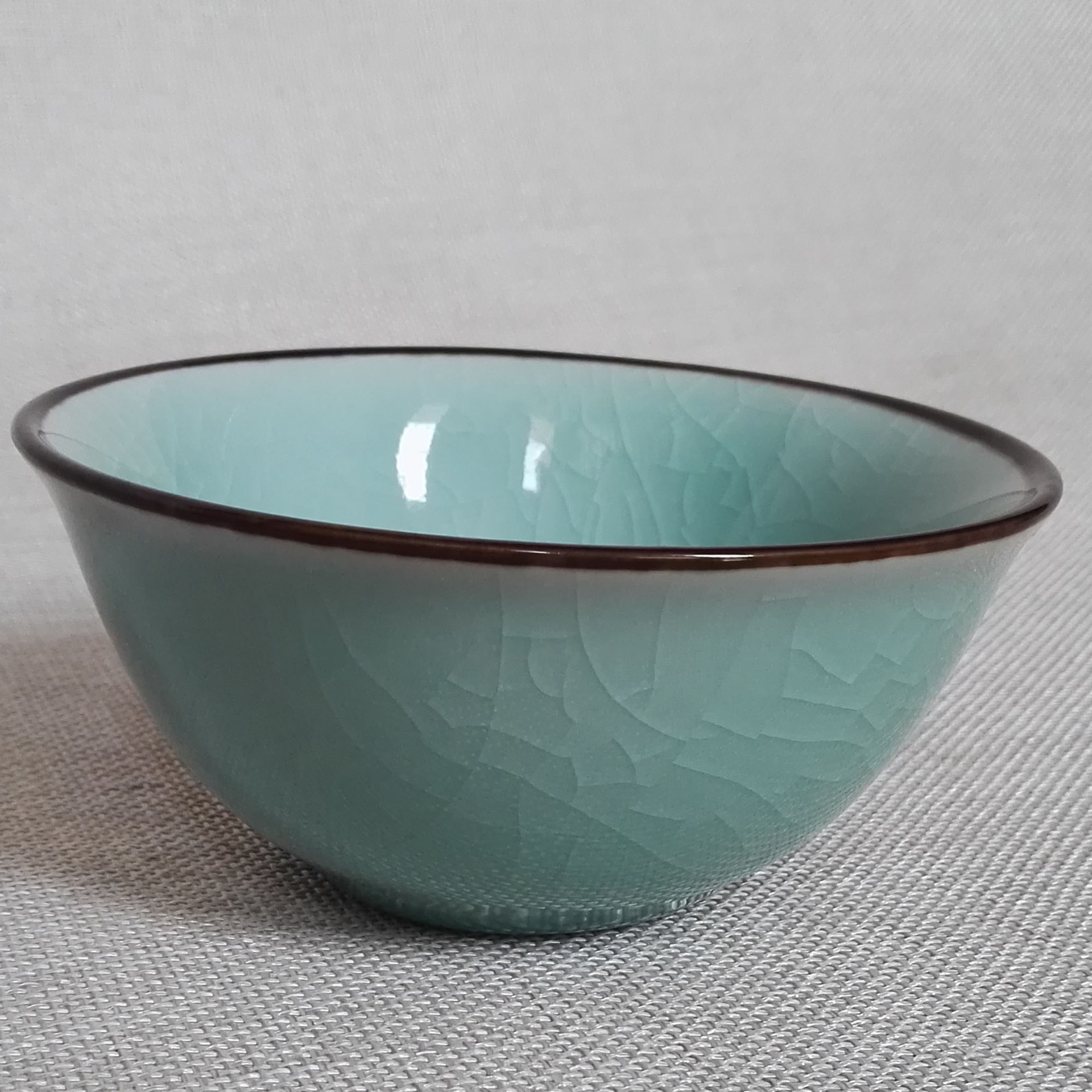 5~5.5"反口碗 陶瓷餐具哥窑开片仿古碗个性面碗 汤碗微波炉饭碗