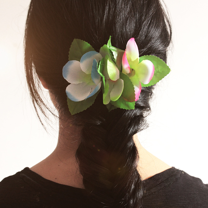 凯凤派对夏威夷风格发夹草裙服装配饰头花海边沙滩装扮礼品新