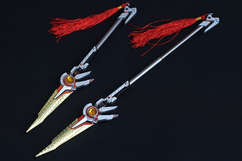 兵器模型韩信逐梦之影 伸缩兵器模型 武器挂件刀扣