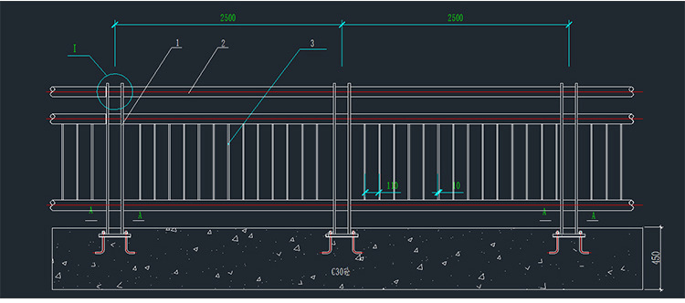 厂家直销停车场不锈钢栏杆防撞护栏桥梁景观围篱道路隔离栅