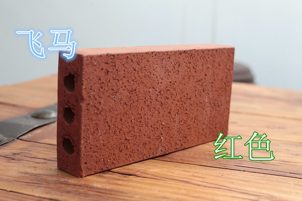 厂家供应陶土红砖 真空烧结砖 彩色陶土砖 透水页岩砖可定制加工