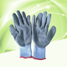 支持定制21针5股灰沙灰皱纹加厚手套 护手掌搬运劳动保护加厚手套