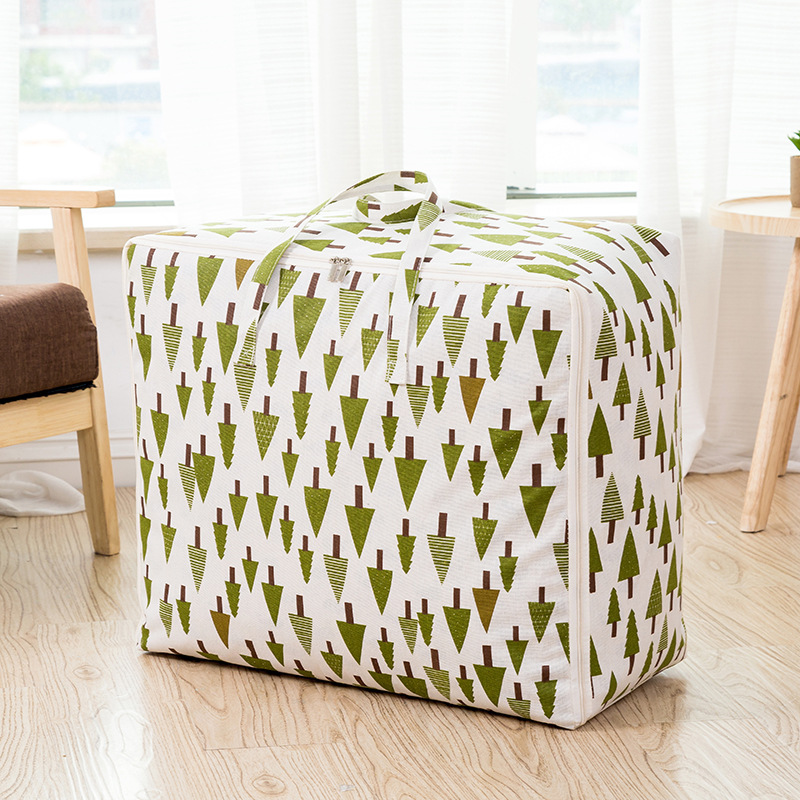 Fabric Moisture-Proof Storage Bag Home Soft Storage Box Washable Quilt Bag Kindergarten Packaging Bag Moving Packing Bag