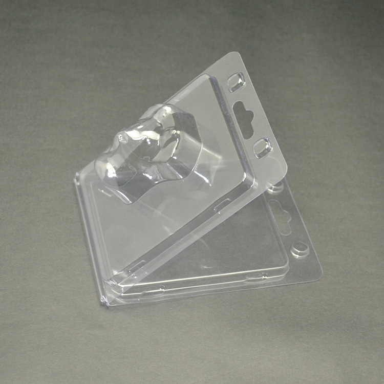 定制透明吸塑包装对折吸塑内托pvc塑料盒包装盒保护包装盒
