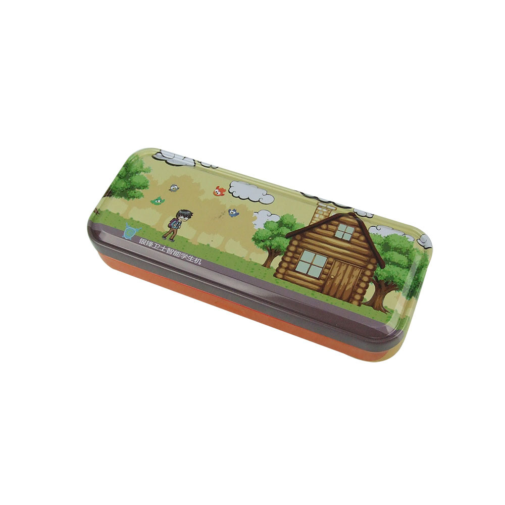 马口铁笔盒 文具盒pencil box定 制 定制logo 图案/ 金属马口铁
