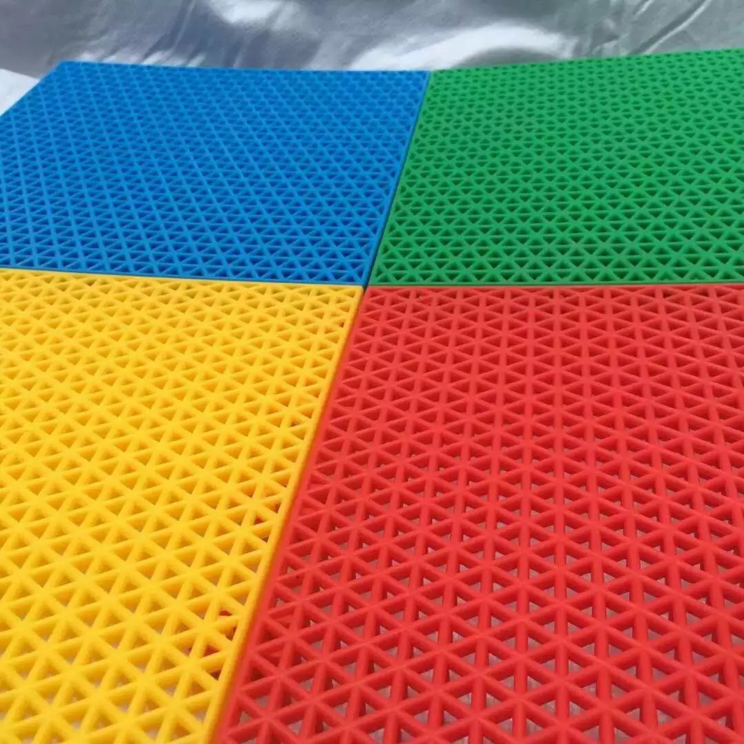 悬浮地板幼儿园室外防滑塑胶地垫户外篮球运动场地悬浮式拼装地板