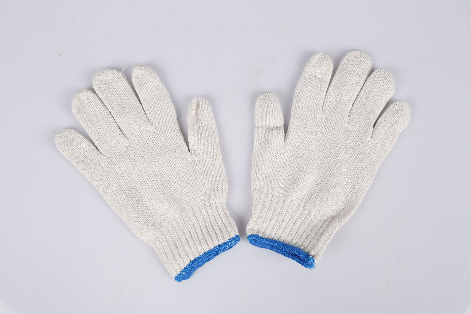 厂家批发7针粗线手套棉线手套 劳保防护手套棉质7针防护型手套