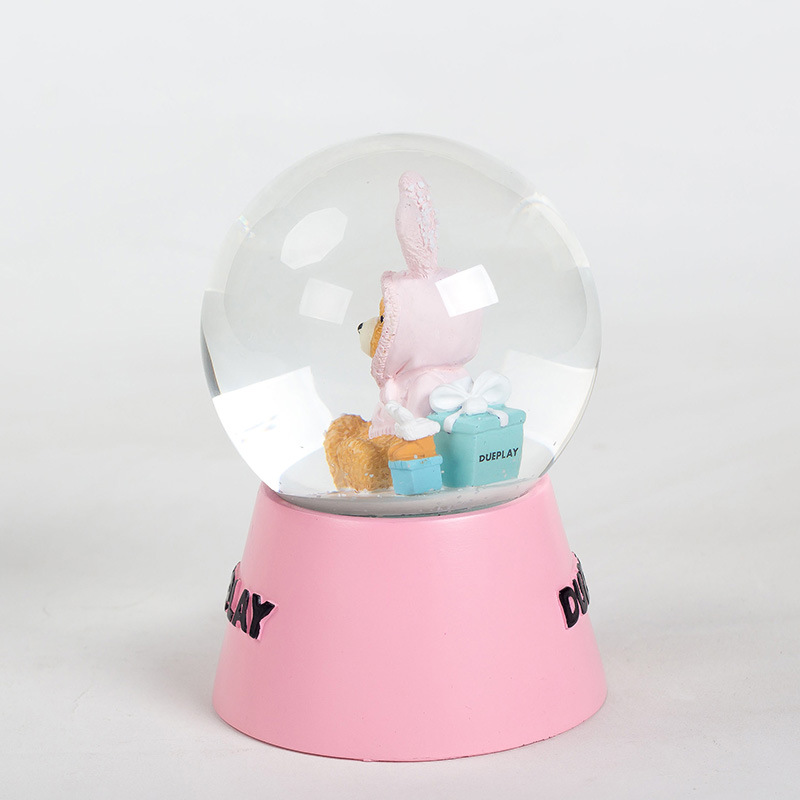 80mm高档礼品赠品雪花球水晶球批发定制