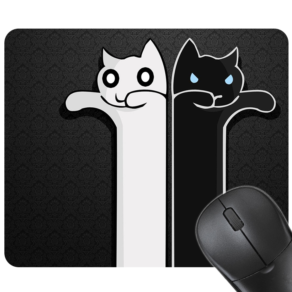 受气包 绿眼狼橡胶游戏鼠标垫个性办公电脑桌面桌垫3mm加厚 90g