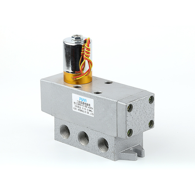 福溢液压 二位四通电磁滑阀q24dh-15
