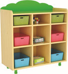 厂家直销幼儿园玩具收纳柜儿童置物架儿童组合玩具柜多功能杂物柜