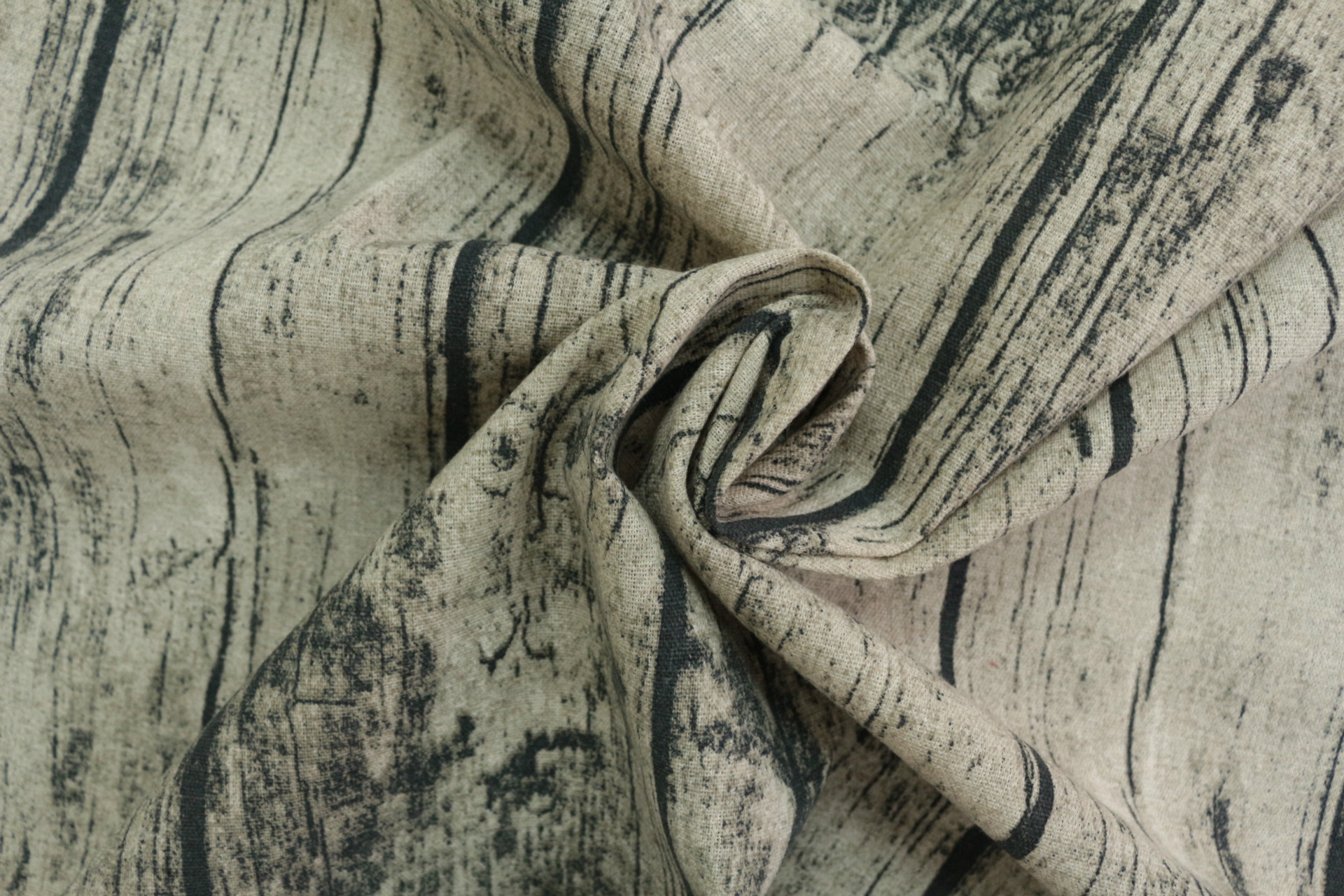 麻布印木纹 仿真树皮布 竖纹 复古桌布背景布 环保无毒印刷 现货