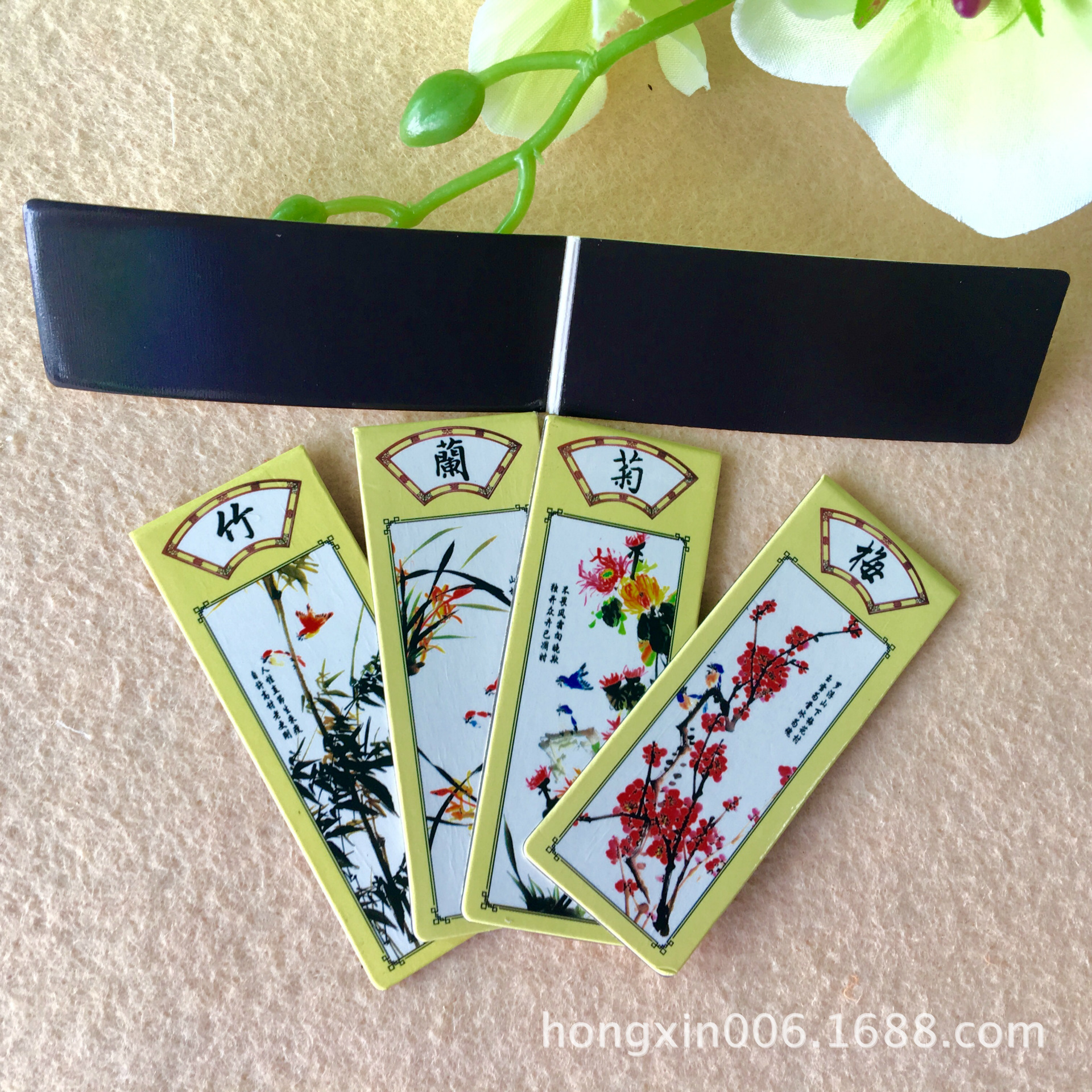 明星图案纸质挂卡磁铁书签定制 磁性书签定做 免费设计