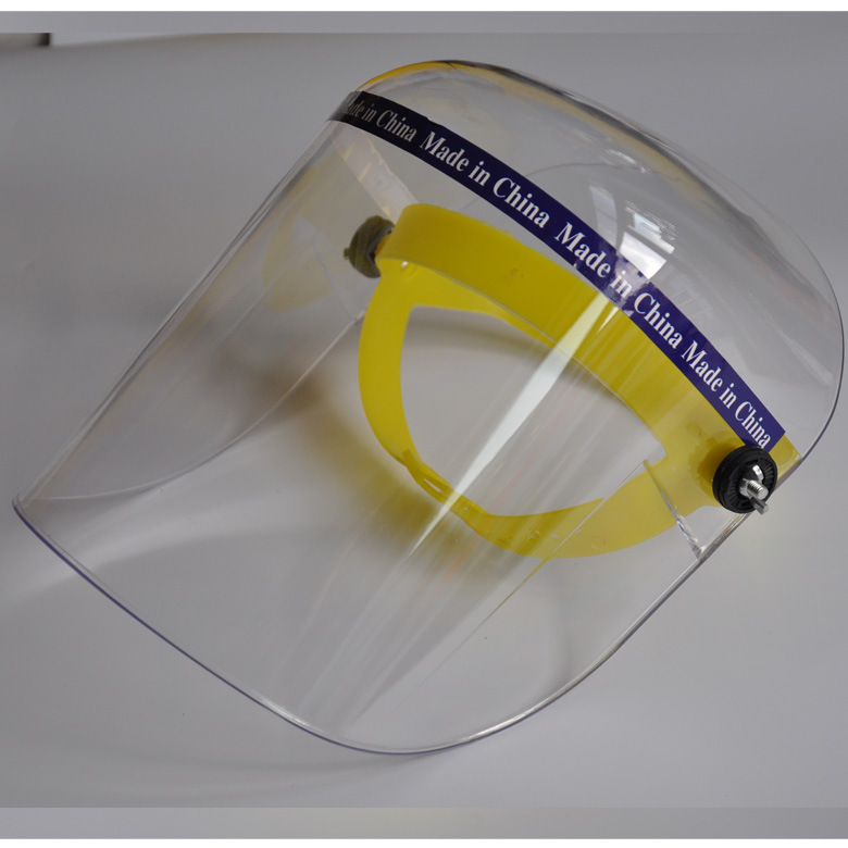 一体头戴式全封闭有机玻璃透明面罩焊接面罩防护面屏防护面罩[品牌 价