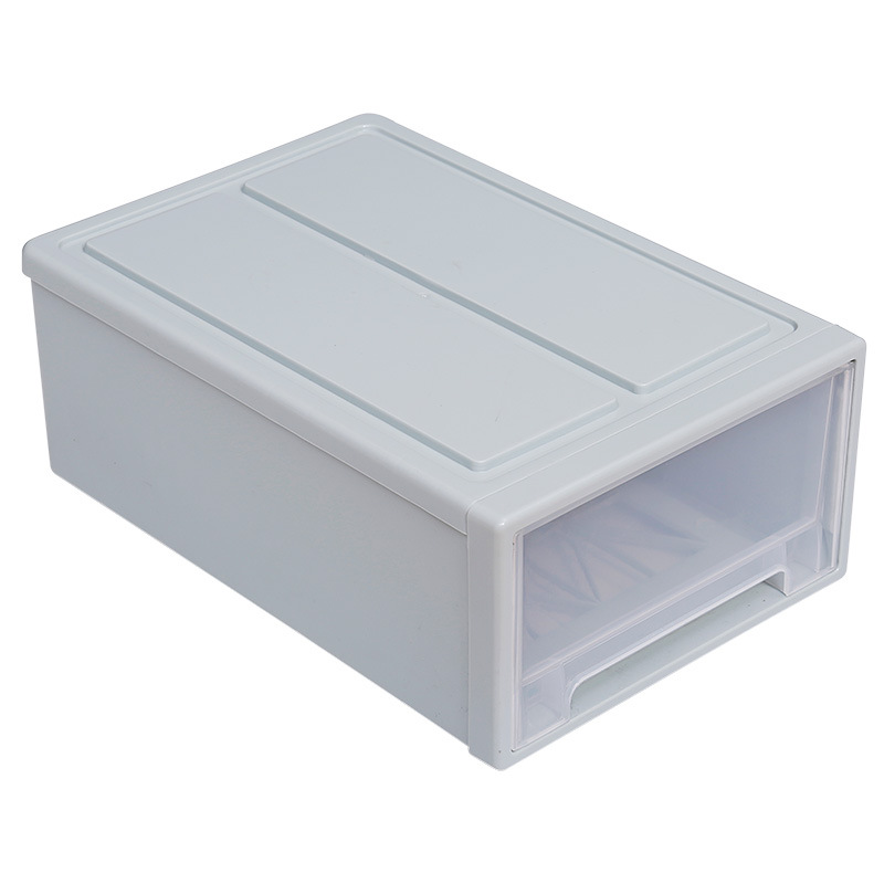Combination Stackable Transparent Plastic Drawer Storage Cabinet Storage Box Clothing Shoes Quilt Storage