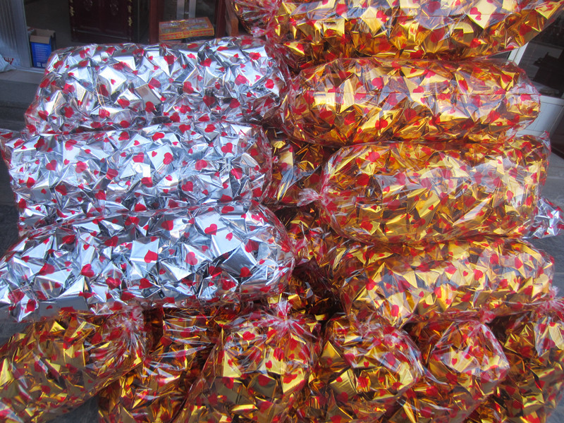 花袋 元宝袋中小号元宝袋装元宝装金条袋子桃心元宝袋 红袋元宝袋