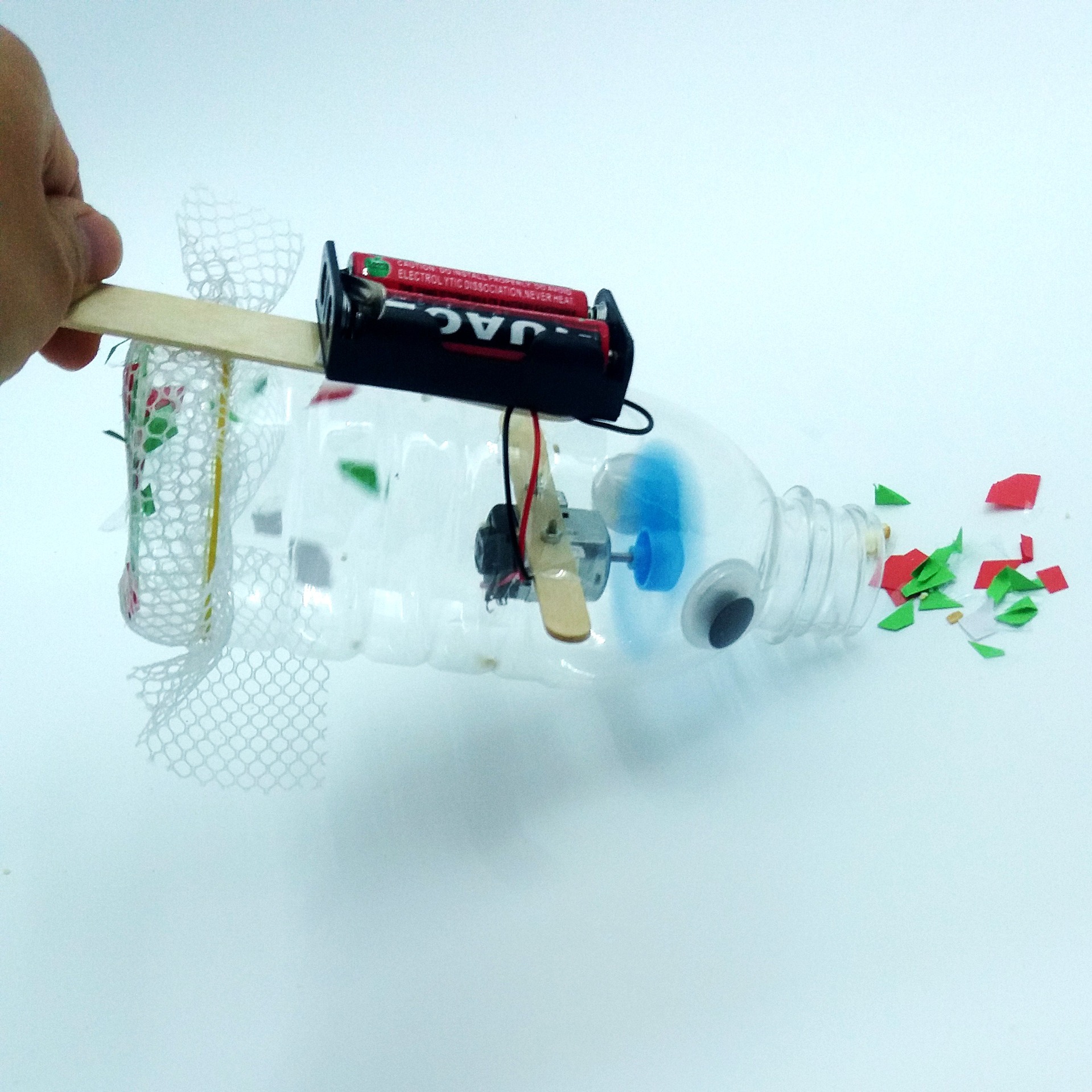 自制吸尘器diy小制作材料创意手工 科技小发明 环保主题废品利用