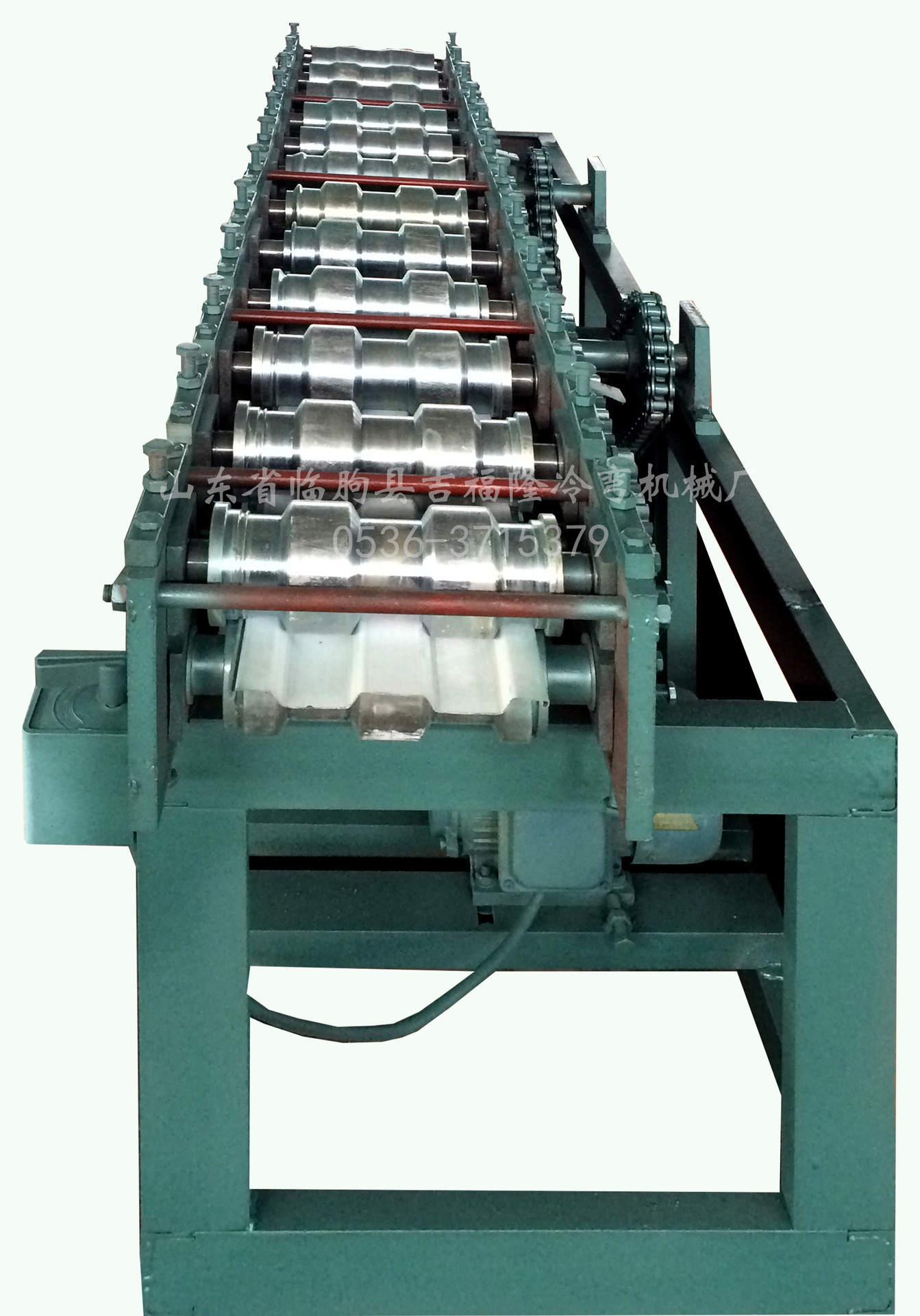 吉福隆800卷帘门成型设备 压瓦机 自动切割 pc控制