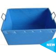 中空板箱子可折叠纸箱式万通板周转箱蓝色pp塑料物流包装箱